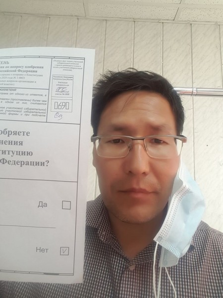 Якутяне голосуют: фото из соцсети