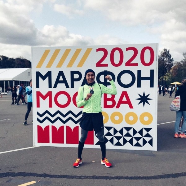 Якутянин Никита Старостин об атмосфере праздника на Московском марафоне