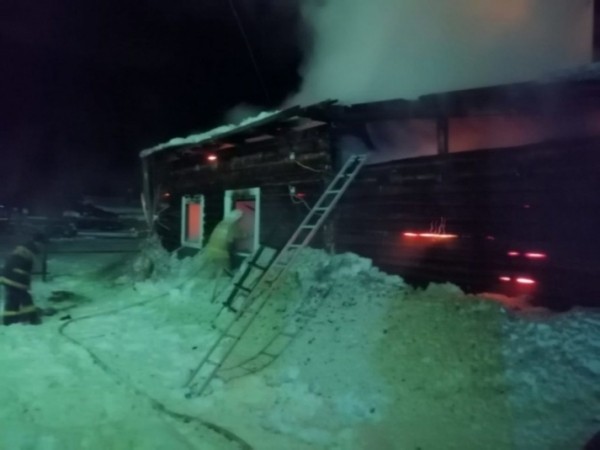 Пожар в частном доме Амгинского района-обнаружены тела двух погибших