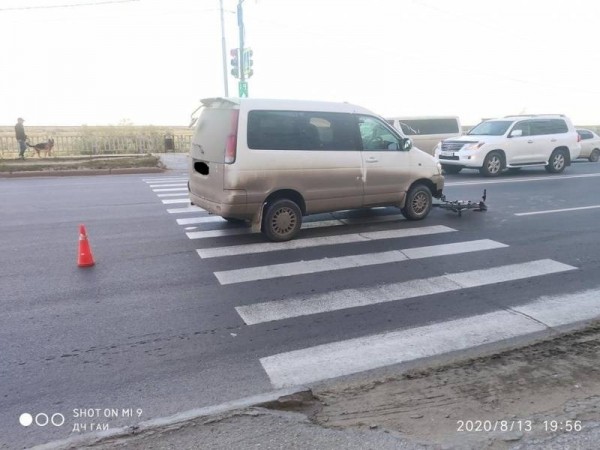 В Якутске произошло очередное ДТП с участием велосипедиста