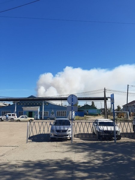 Возник пожар около газового сердца Якутии