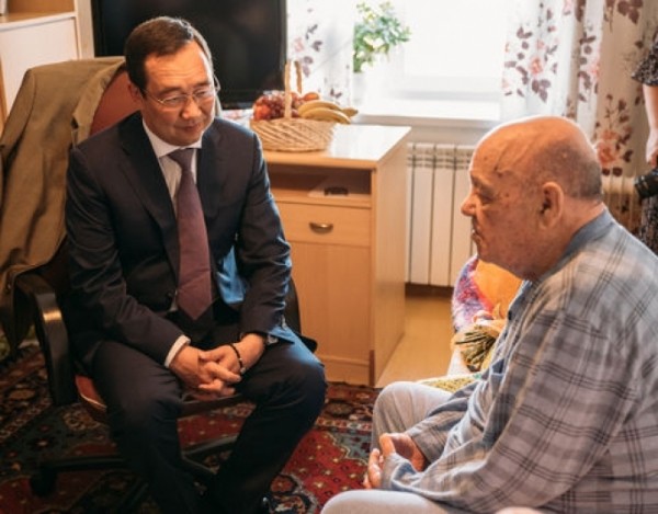Поздравление Главы Республики Саха (Якутия) с Международным днём пожилых людей